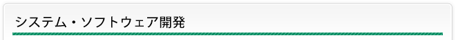 システム・ソフトウェア開発